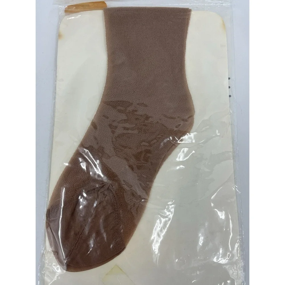 Vintage Grants Nylon Knee Hi High Size 9-11 Stockings Beige New